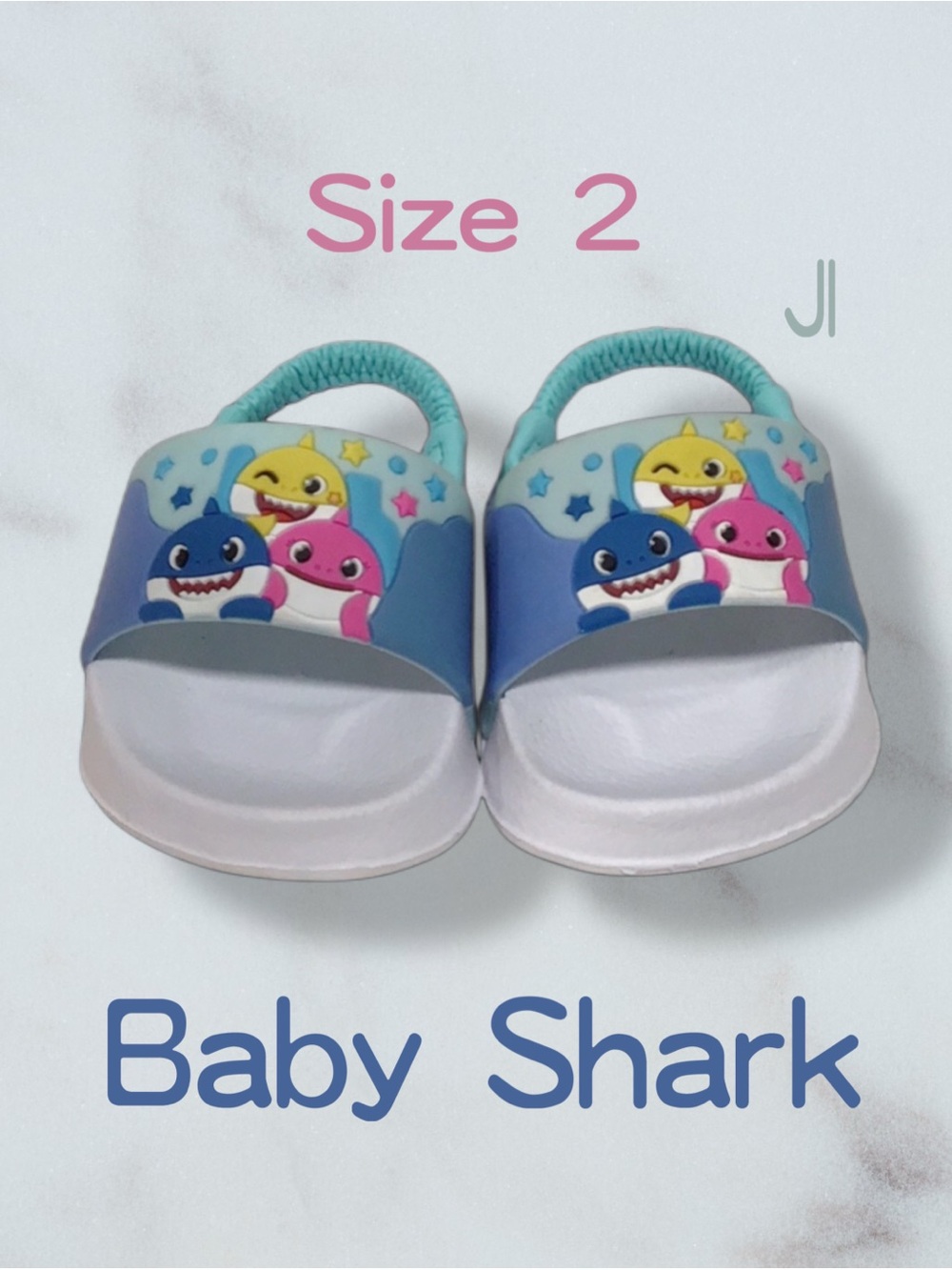 PINKFONG Baby Shark Infant‎ Sandal Slide Size 2